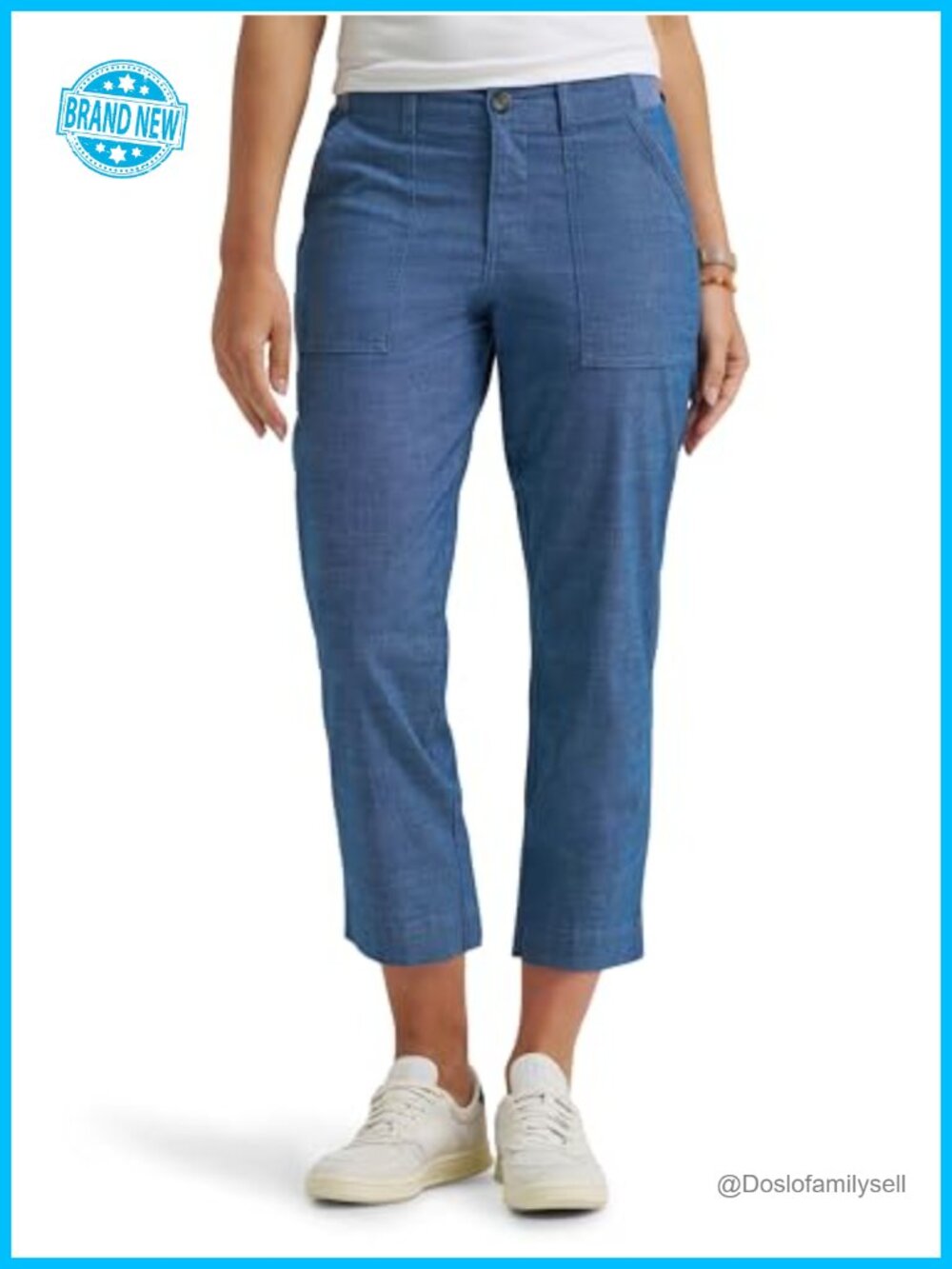 Lee Ultra Lux Comfort Flex-to-go Utility Capri Pants Relaxed Fit